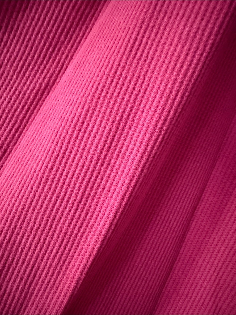 Umgee Fuchsia Ribbed Halter Button-Front Camisole - Picture 3 of 3